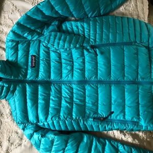 Patagonia Blue Downjacket Women's Small